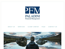 Tablet Screenshot of paladinifinancial.com